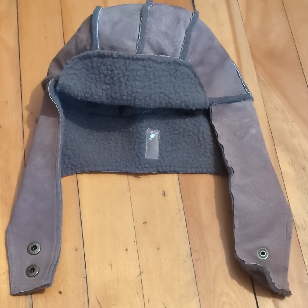 Kangol Brown Suede Hat SMALL